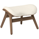 Conversation Piece Ottoman - Dark Oak / Teddy White