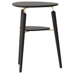 My Spot Side Table - Black Oak / Brass