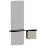 One More Look Mirror - Black Oak / Pearl