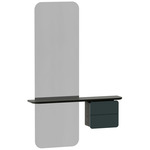 One More Look Mirror - Black Oak / Forest