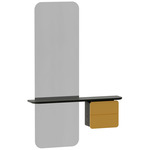 One More Look Mirror - Black Oak / Saffron