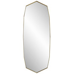 Vault Mirror - Antique Brass / Clear