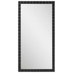 Dandridge Rectangle Mirror - Matte Black / Clear