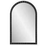 Dandridge Arch Mirror - Matte Black / Clear