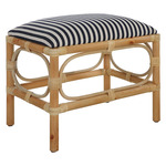 Laguna Bench - Pine / Navy / White Stripe