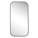 Taft Wall Mirror - Matte Black / Mirror