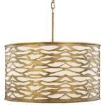 Kato Pendant - Havana Gold / White Linen