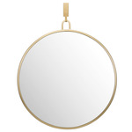 Stopwatch Round Mirror - Gold / Mirror