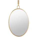 Stopwatch Oval Mirror - Gold / Mirror