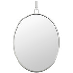 Stopwatch Oval Mirror - Polished Nickel / Mirror