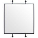 Tycho Wall Mirror - Black / Mirror