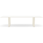 70/70 Dining Table - Sand / White Laminate