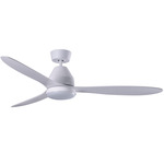 Lucci Air Whitehaven Smart Ceiling Fan with Light - White / White