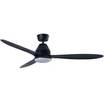Lucci Air Whitehaven Smart Ceiling Fan with Light - Black / Black
