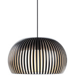 Atto 5000 Pendant - Black / Black Laminated Birch