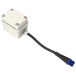 Wet Location Junction Box with 6 Inch Power Cable - White