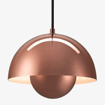 Flowerpot VP1 Pendant - Polished Copper / Polished Copper