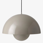 Flowerpot VP2 Pendant - Grey Beige / Grey Beige