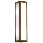 Mashiko Bathroom Vanity Light - Bronze / Opal