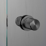 Fixed Door Knob - Linear - Gun Metal