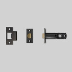 Tubular Latch for Door Handle - Smoked Bronze