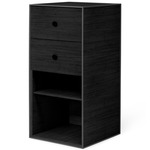 Frame Tall Cabinet - Black Stained Ash