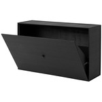 Frame Shoe Cabinet - Black Stained Ash