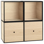 Frame Four Storage - Natural Oak