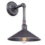 Toledo Outdoor Wall Sconce - Old Silver
