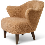 Ingeborg Lounge Chair - Dark Stained Oak / Honey Sheepskin