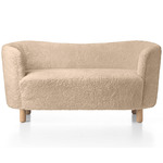 Mingle Sofa - Natural Oak / Honey Sheepskin