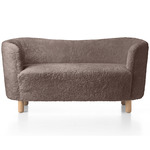 Mingle Sofa - Natural Oak / Sahara Sheepskin