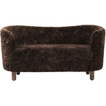 Mingle Sofa - Smoked Oak / Espresso Sheepskin