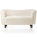 Mingle Sofa - Smoked Oak / Off White Sheepskin