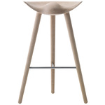ML42 Stool - Stainless Steel / Natural Oak
