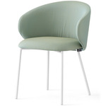 Tuka Outdoor Chair - Matte Optic White / Thyme Green Cook