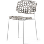 Yo! Outdoor Woven Rope Chair - Matte Optic White / Sand Tortuga