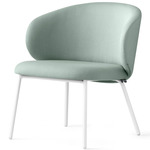 Tuka Outdoor Lounge Chair - Matte Optic White / Thyme Green Cook