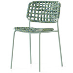 Yo! Outdoor Woven Rope Chair - Matte Thyme Green / Thyme Green Tortuga