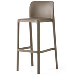 Bayo Bar / Counter Stool - Matte Taupe