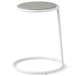 Kangoo Side Table - Matte Optic White / Piasentina Stone Melamine