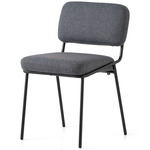 Sixty Chair - Matte Black / Black Crossweave