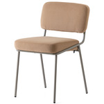 Sixty Chair - Matte Taupe / Camel Brown Velvet