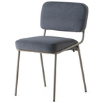 Sixty Chair - Matte Taupe / Grey Velvet