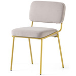 Sixty Chair - Painted Brass / Sand Velvet