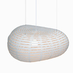 Cloud Pendant - White Exterior / White Interior