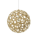 Coral Pendant - Bamboo Exterior / Bamboo Interior