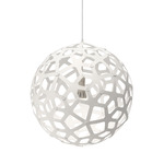 Coral Pendant - White Exterior / White Interior