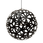 Coral Pendant - Black Exterior / Black Interior