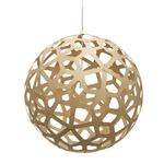 Coral Pendant - Bamboo Exterior / Bamboo Interior